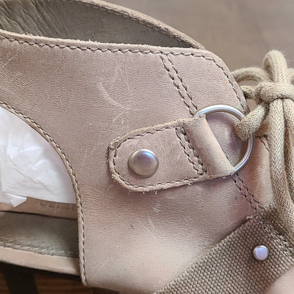 Sorel Addington Sandals Pebble-Silver Sage - Picture 7 of 14